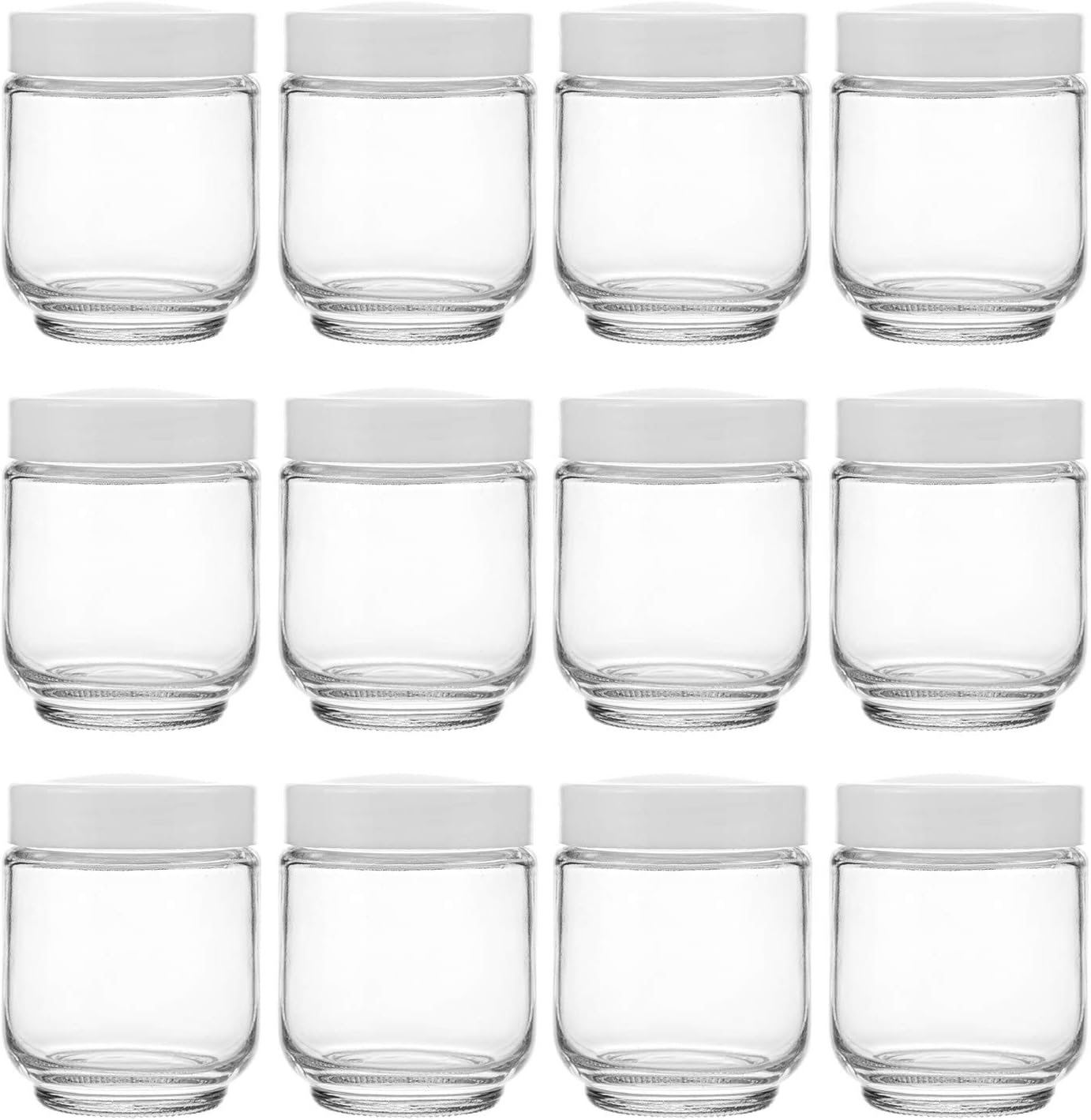 Hedume 12-Piece Glass Jar Set