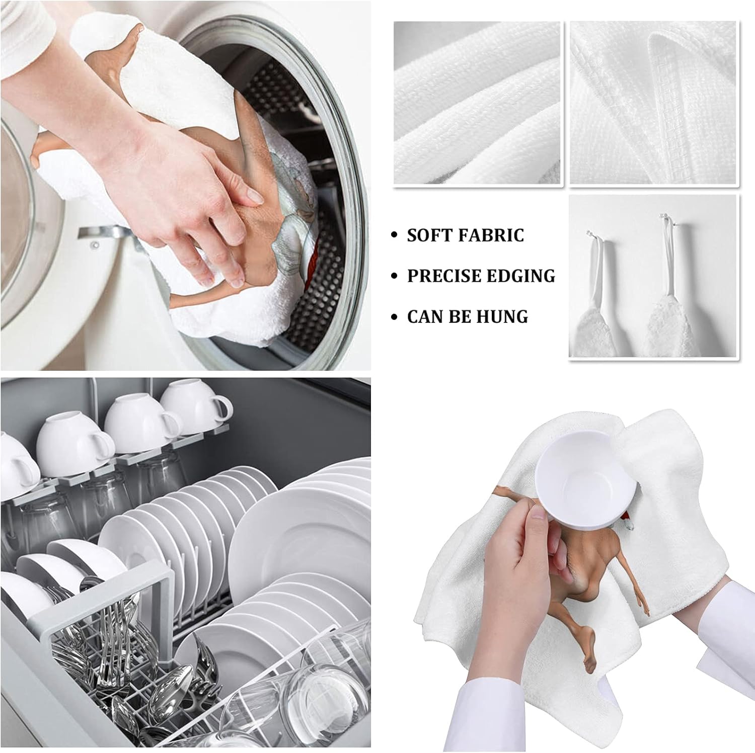Beisseid Christmas Kitchen Dish Towels
