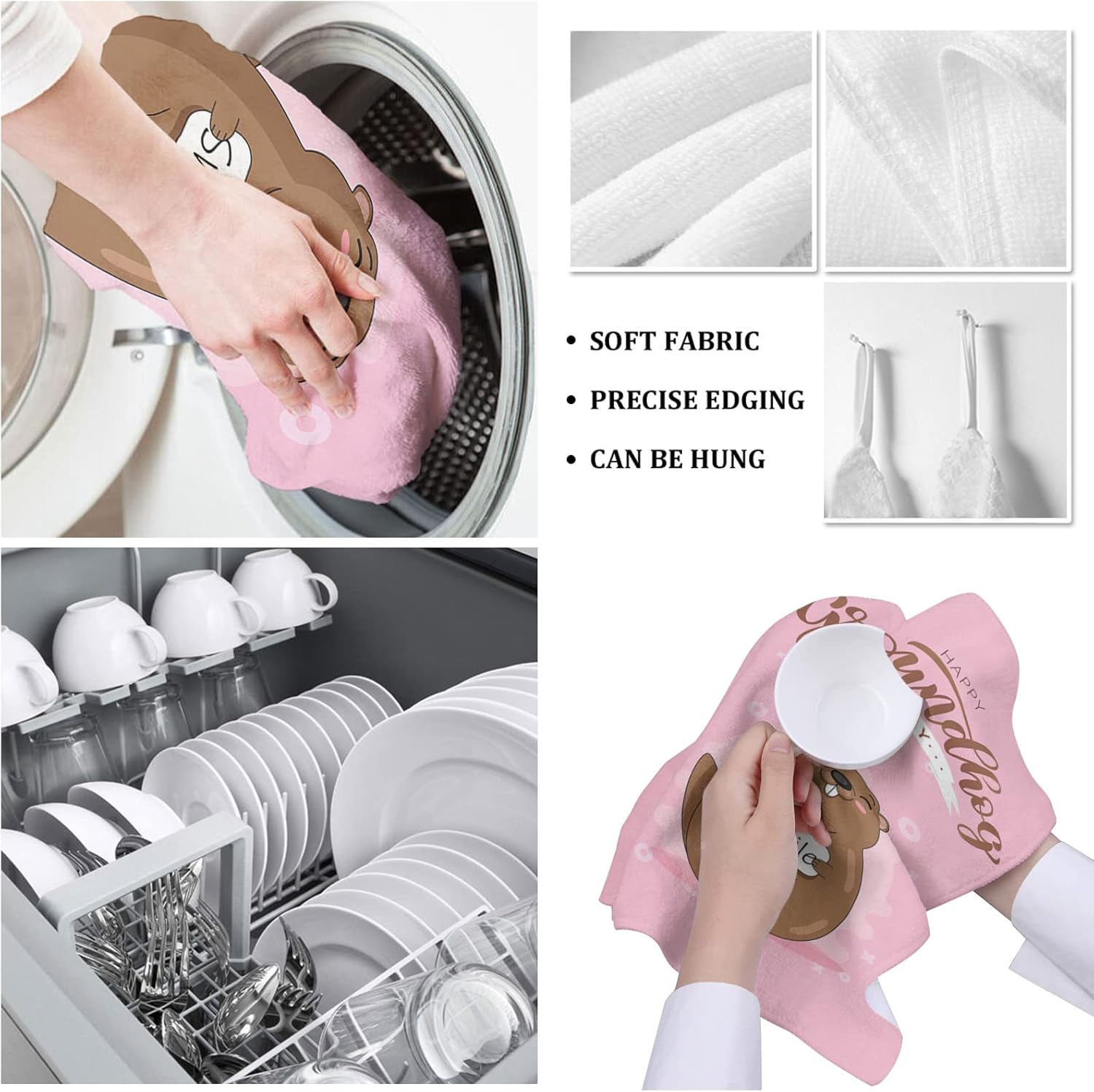 ZOE GARDEN Groundhog Day Kitchen Towels