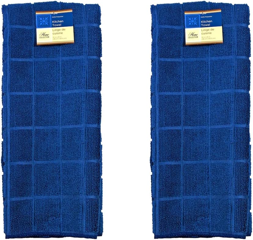 Hand Towel Set 2 Pack - Blue Kitchen Linens