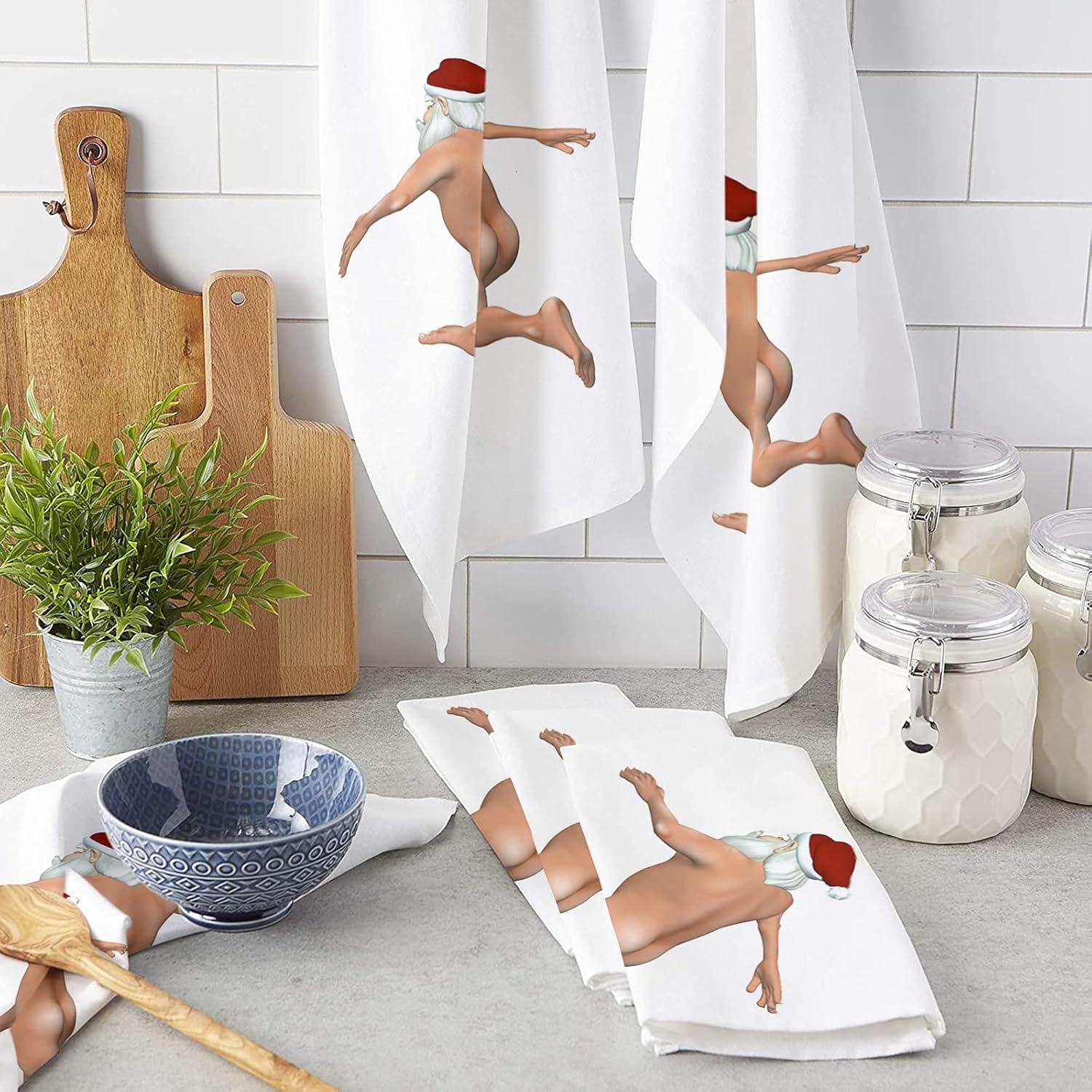 Beisseid Christmas Kitchen Dish Towels