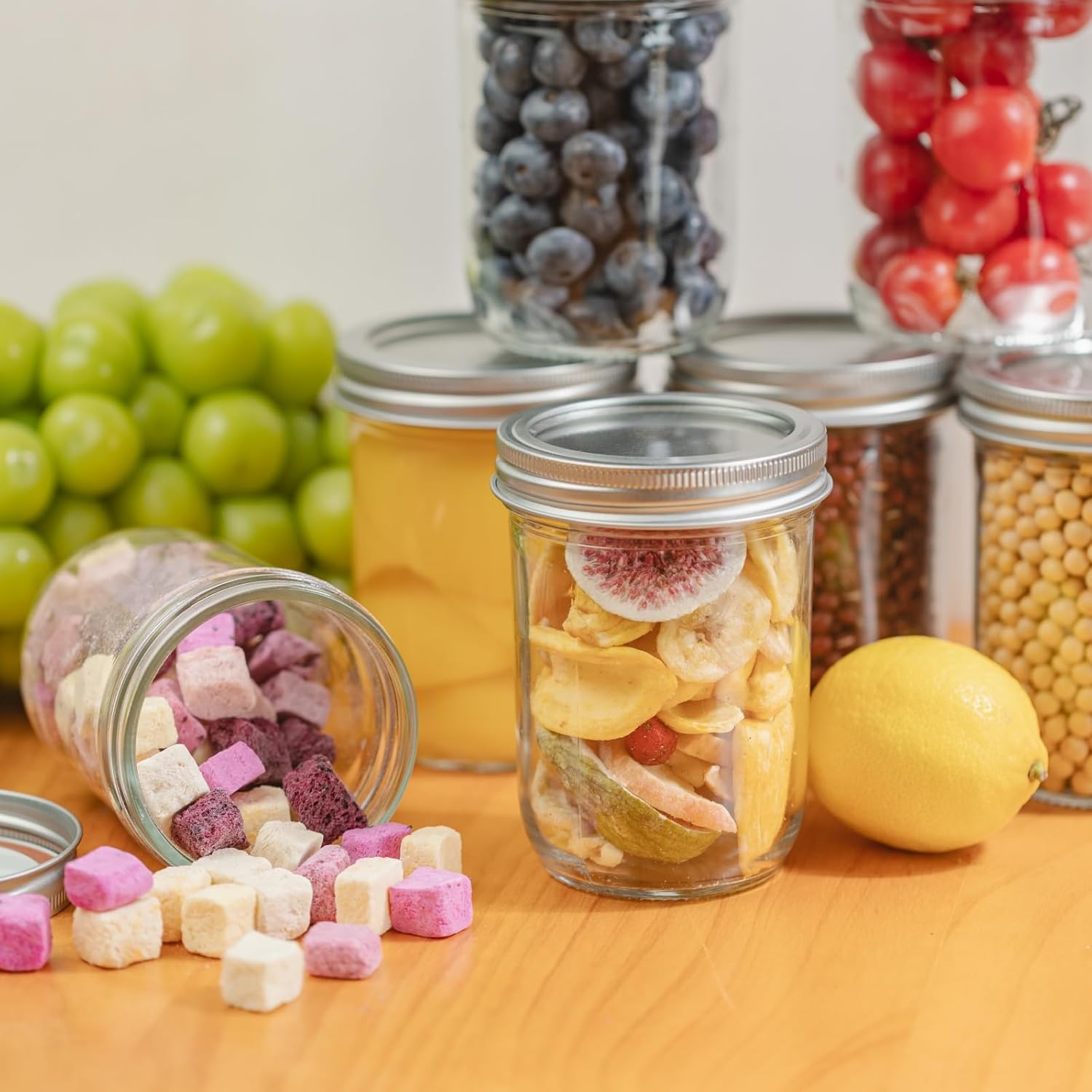 Yodecy Mason Jars 12Pack 16 oz