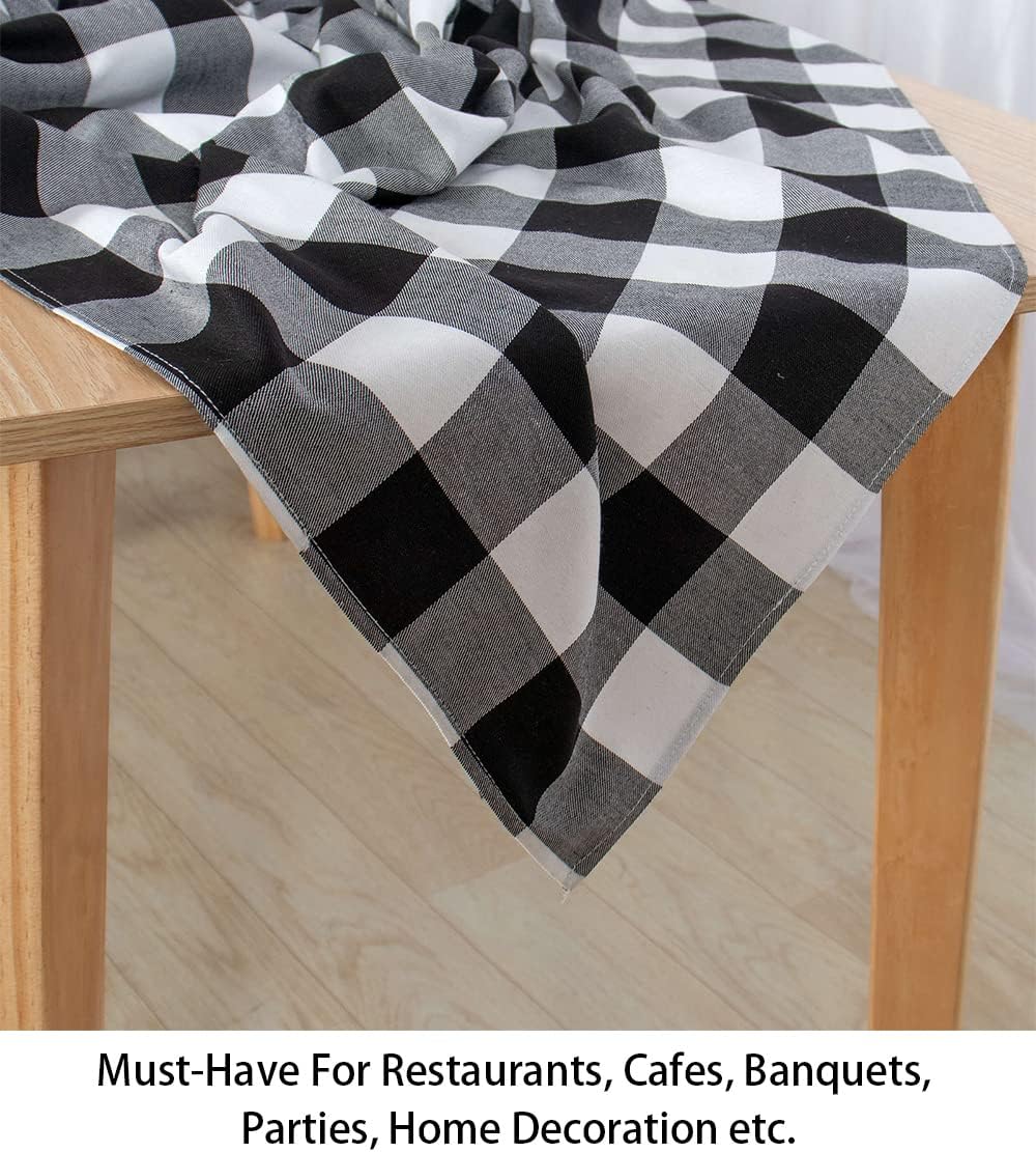 Beautiful Checked Square Tablecloth