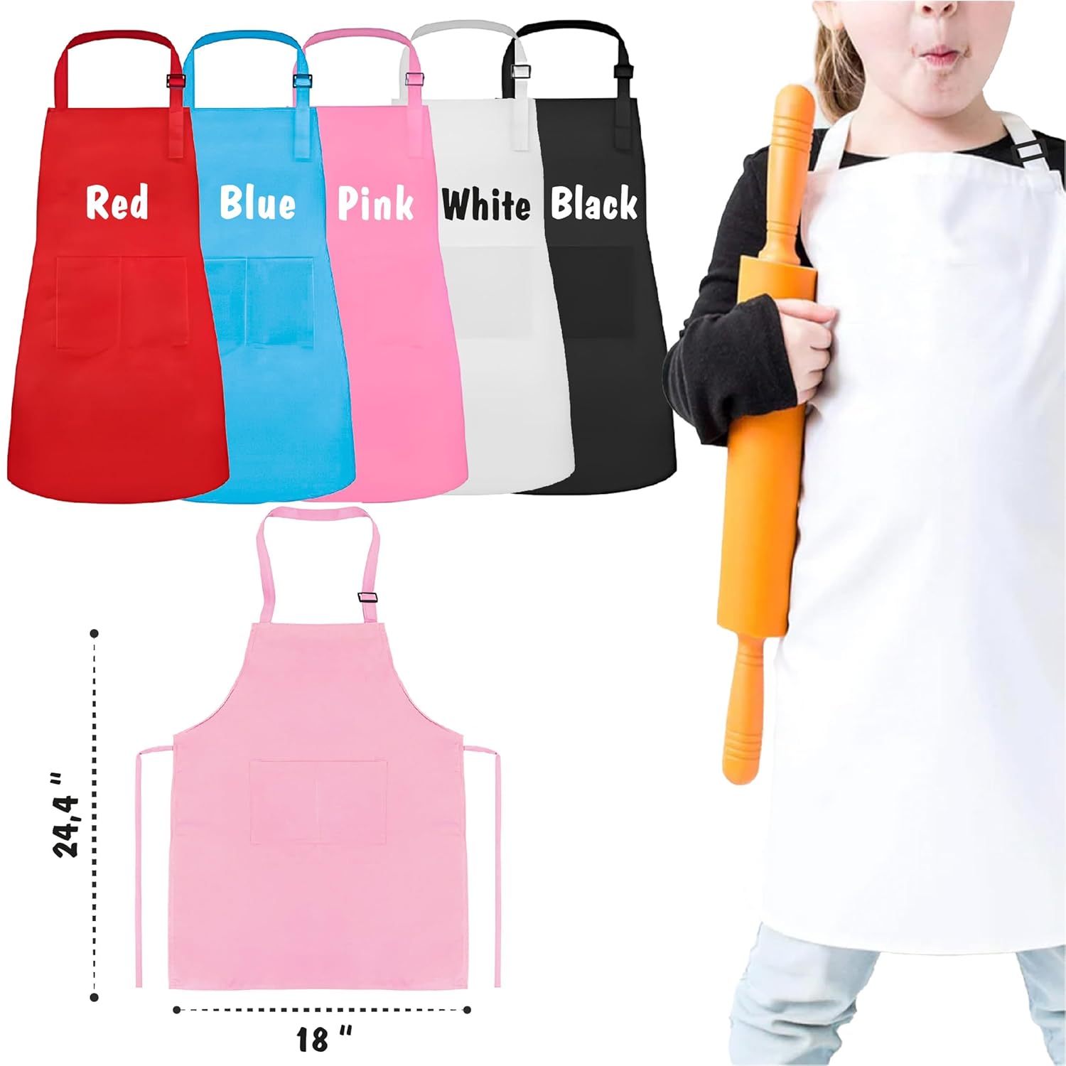 7th Hill Personalized Kids Apron DelightfulGPS