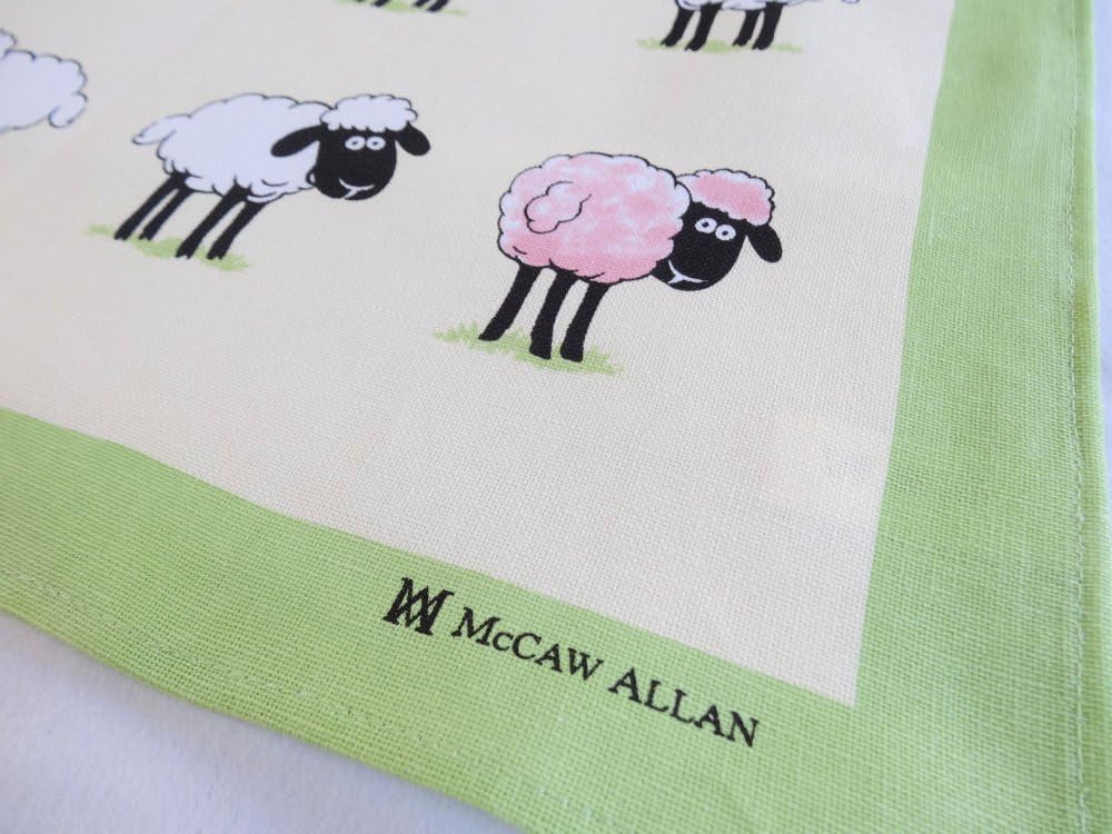 Premium Sheepish Linen Tea Towel for Home Kitchen