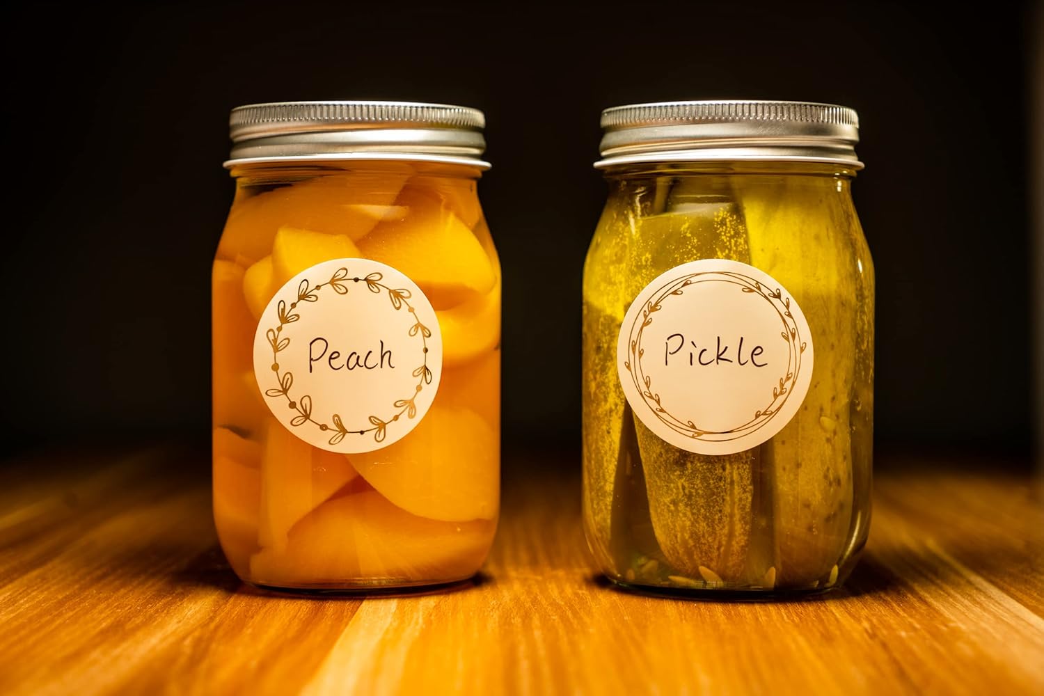 Sturdy Mason Jar Labels