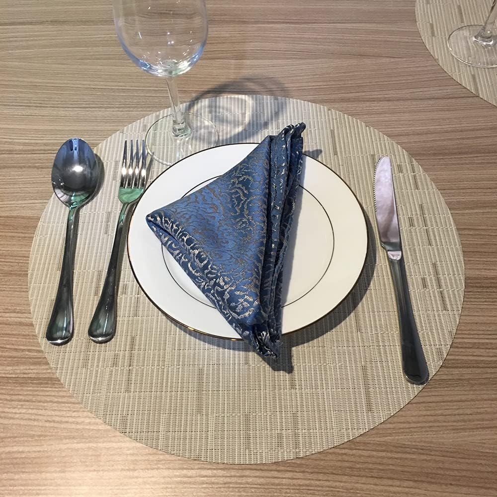 WAZAIGUR Round Placemats Set of 6
