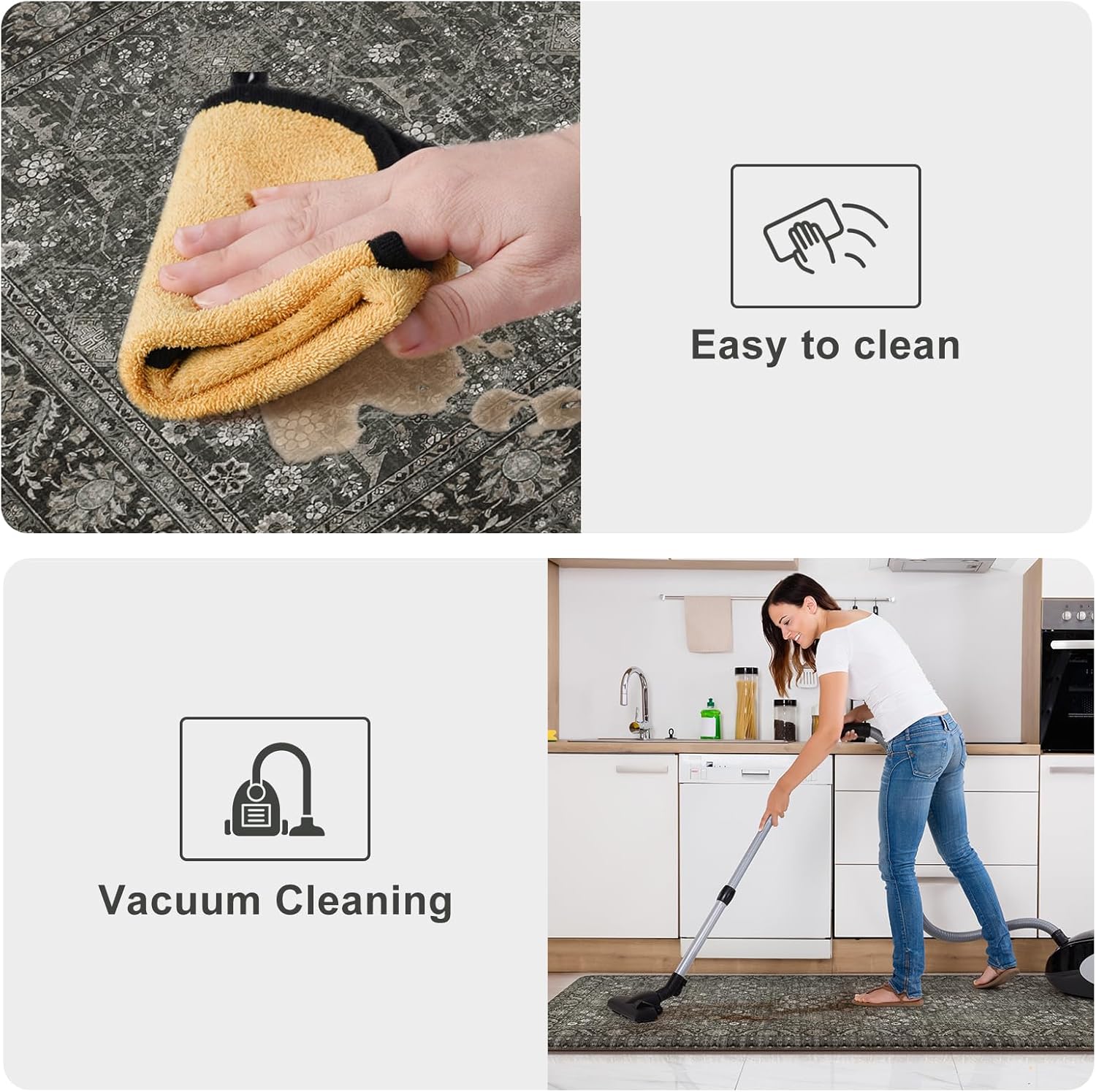 KIMODE Anti Fatigue Kitchen Mat 2PCS