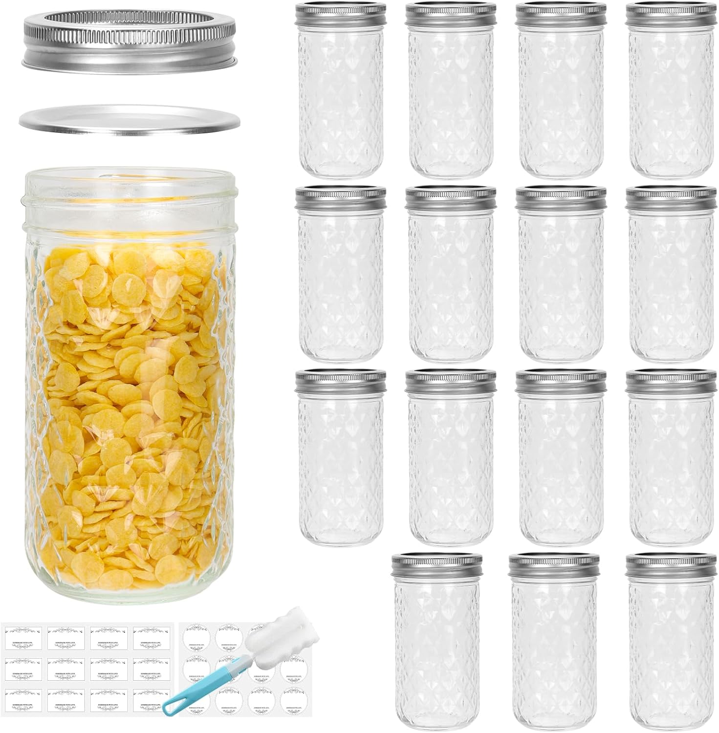 DHSBTLS Airmont Mason Jars Set