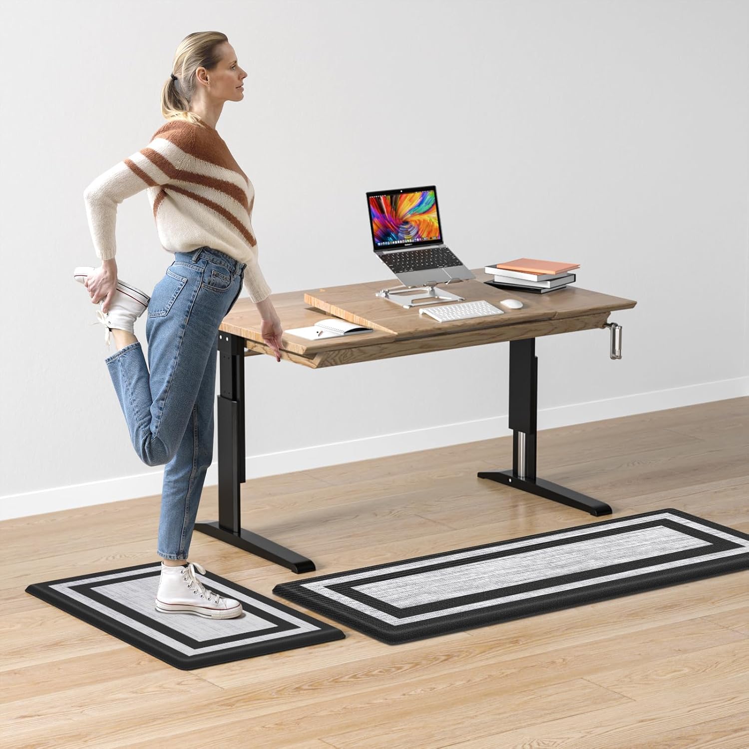 LuxStep Anti-Fatigue Kitchen Mats 2-Pack