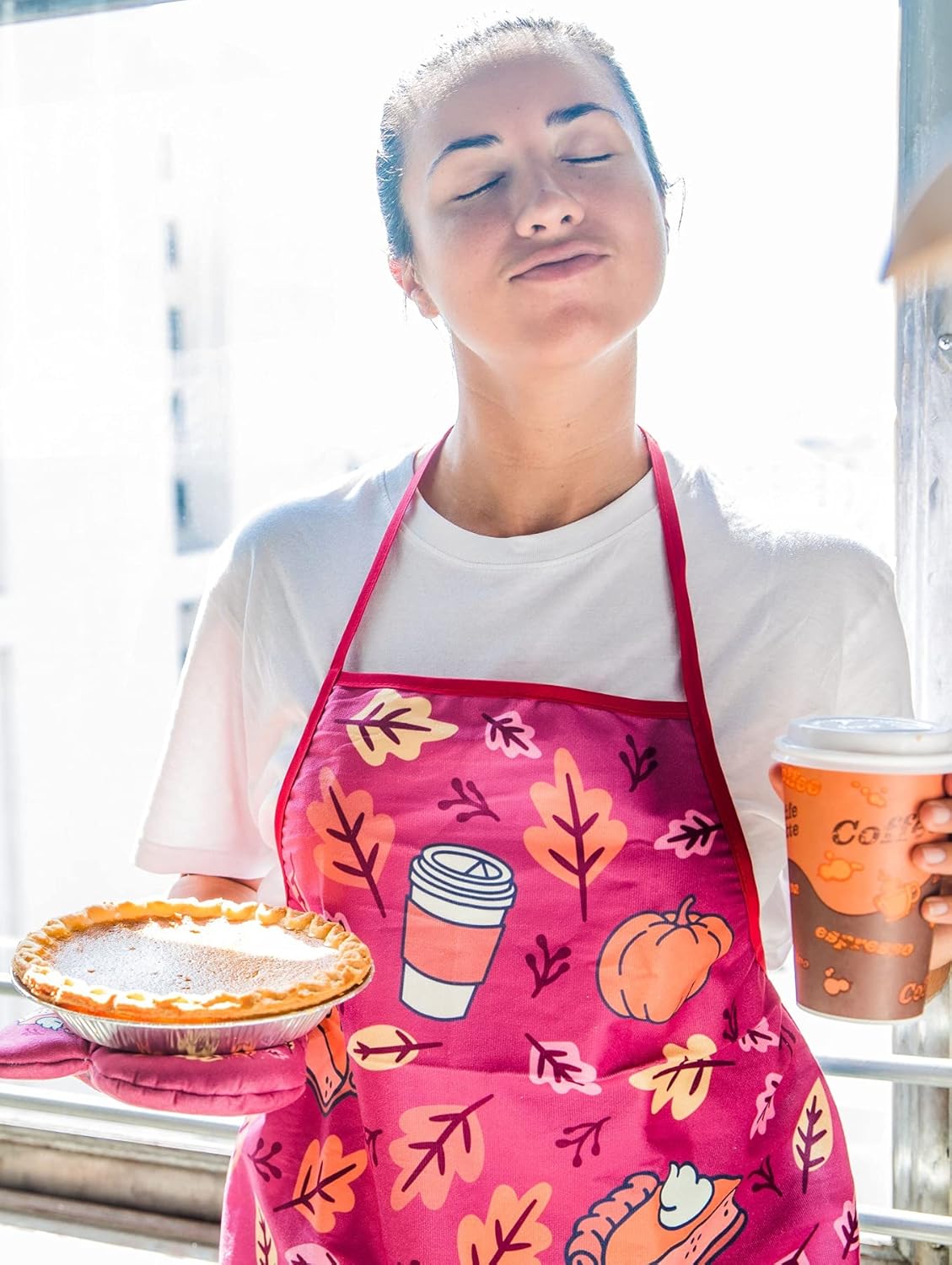 Crazy Dog Oven Mitts - Heat-Proof Funny Perfect for Autumn