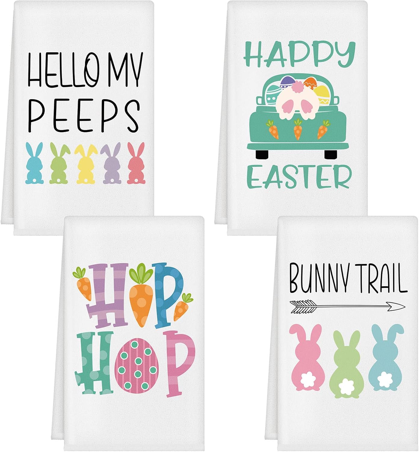 Happy Easter Kitchen Towels by Moukeren