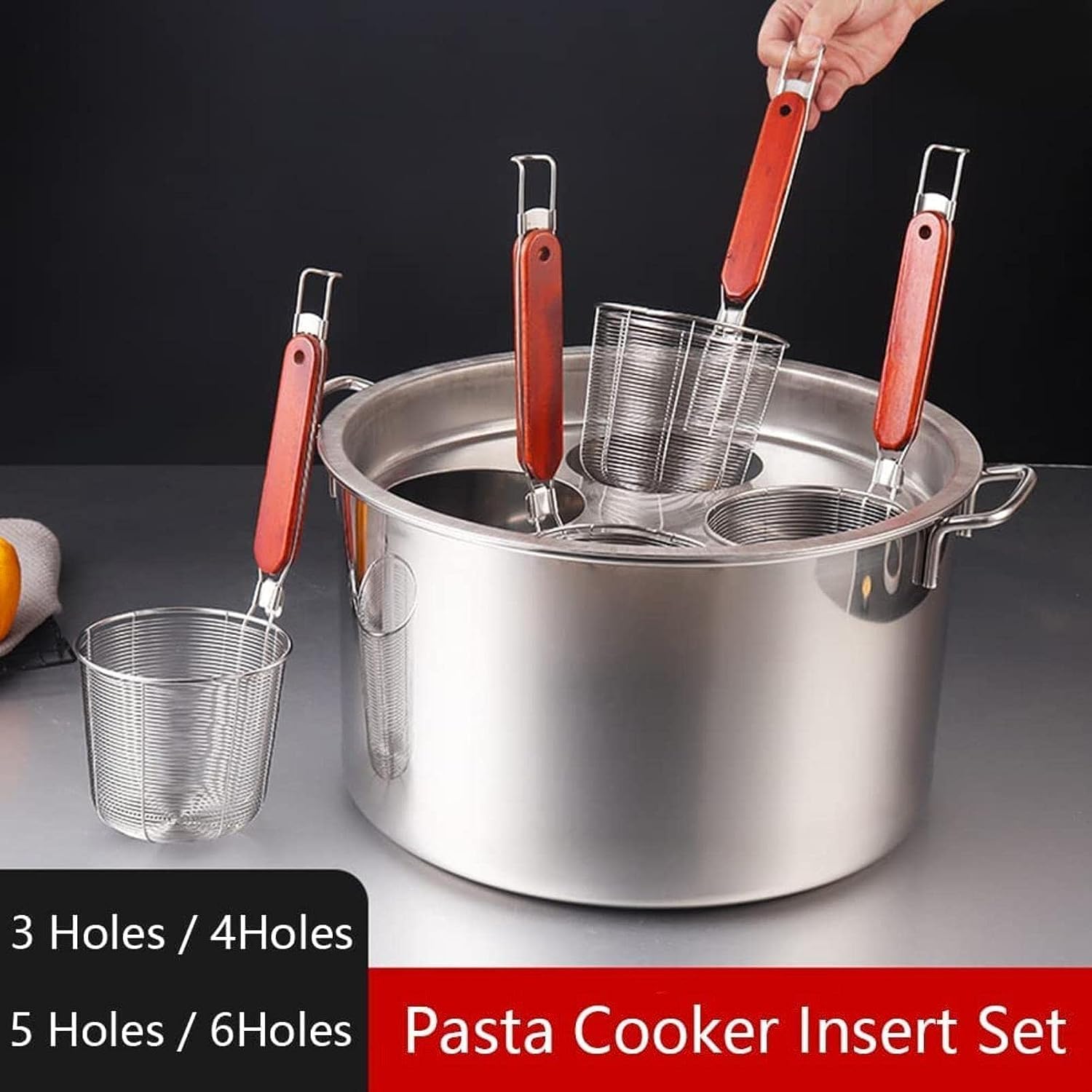 Stainless Steel Classic Design Pasta Cooker Set