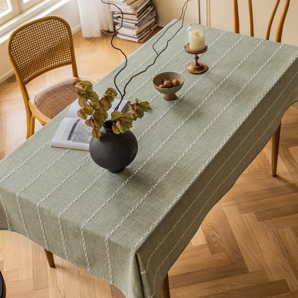 Zobesta Sage Green Tablecloth
