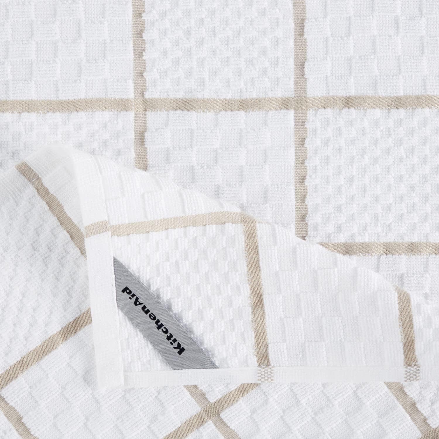 Quilted Kitchen Towels Oven Mitt 4-Pack Set