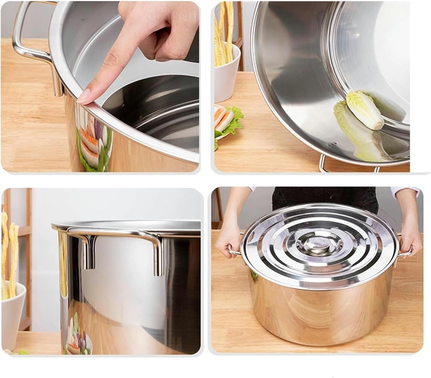 Stainless Steel Stockpot for Home Kitchen