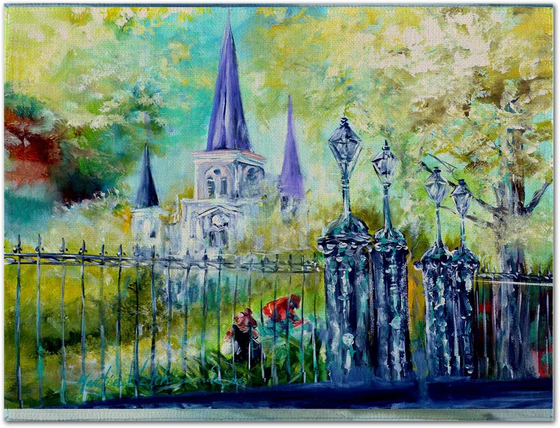 Carolines Treasures Elegant Cathedrial Across The Square Fabric Placemat