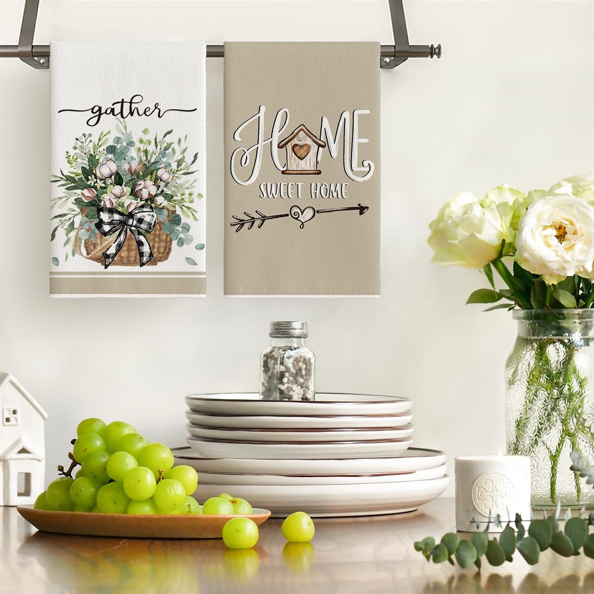 Artoid Mode 18x26 inch kitchen towels set