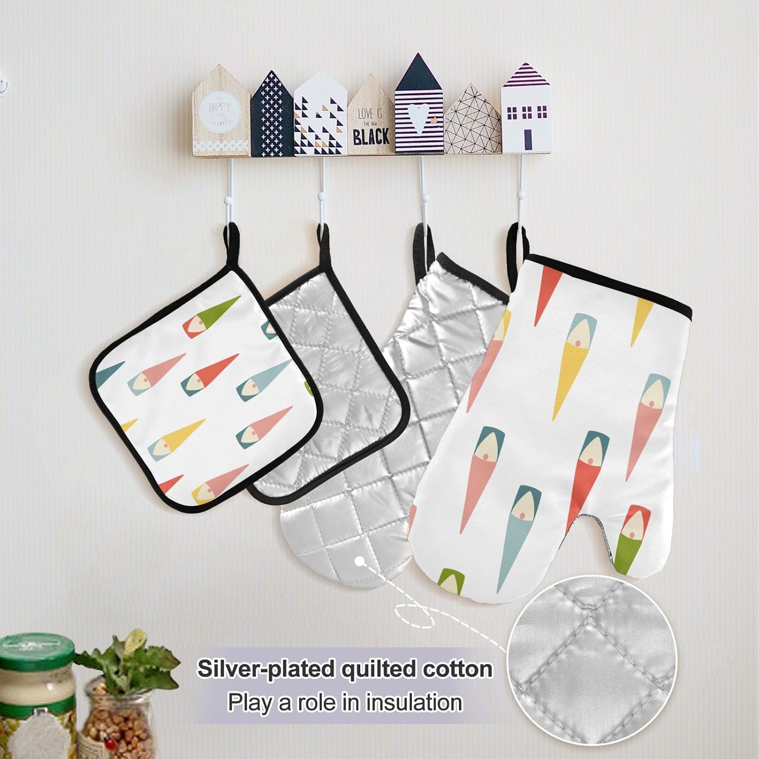 Adjustable Christmas Gnomes Kitchen Apron Set