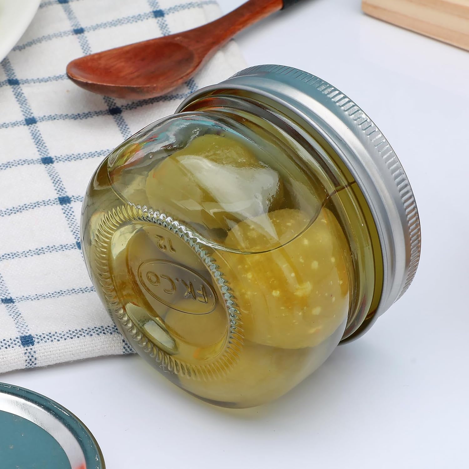 40-Piece Mason Jar Set Glass Storage Jars with lids