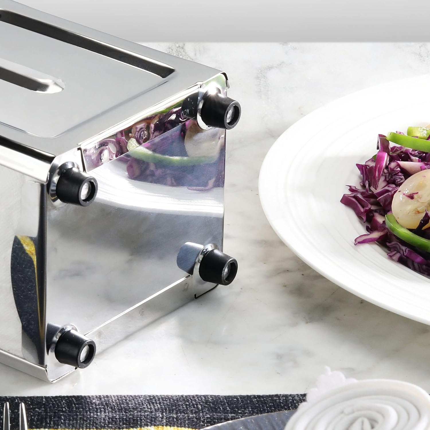 Sturdy Stainless Steel Napkin Dispenser