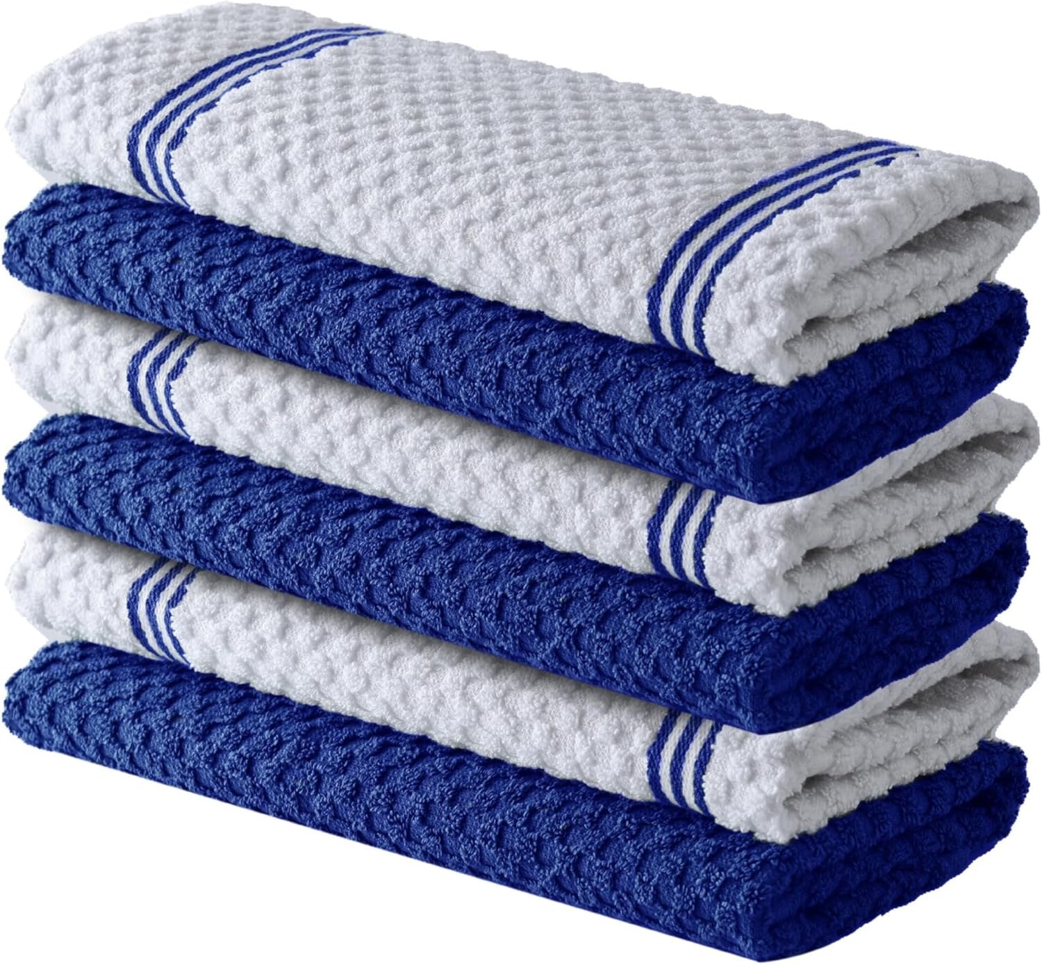 Premium 100 Cotton Kitchen Towels - Ultra Soft Absorbent 15x25 Inch Dish Towels