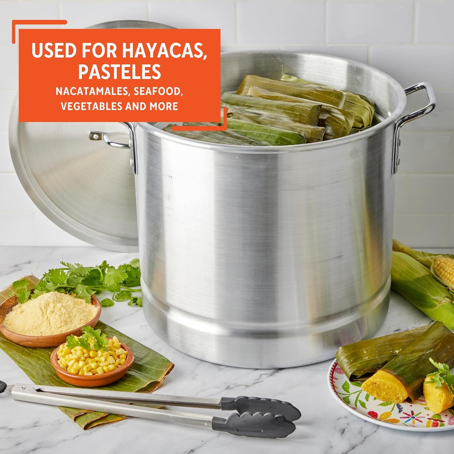 Imusa Aluminum Steamer - 28 Qt