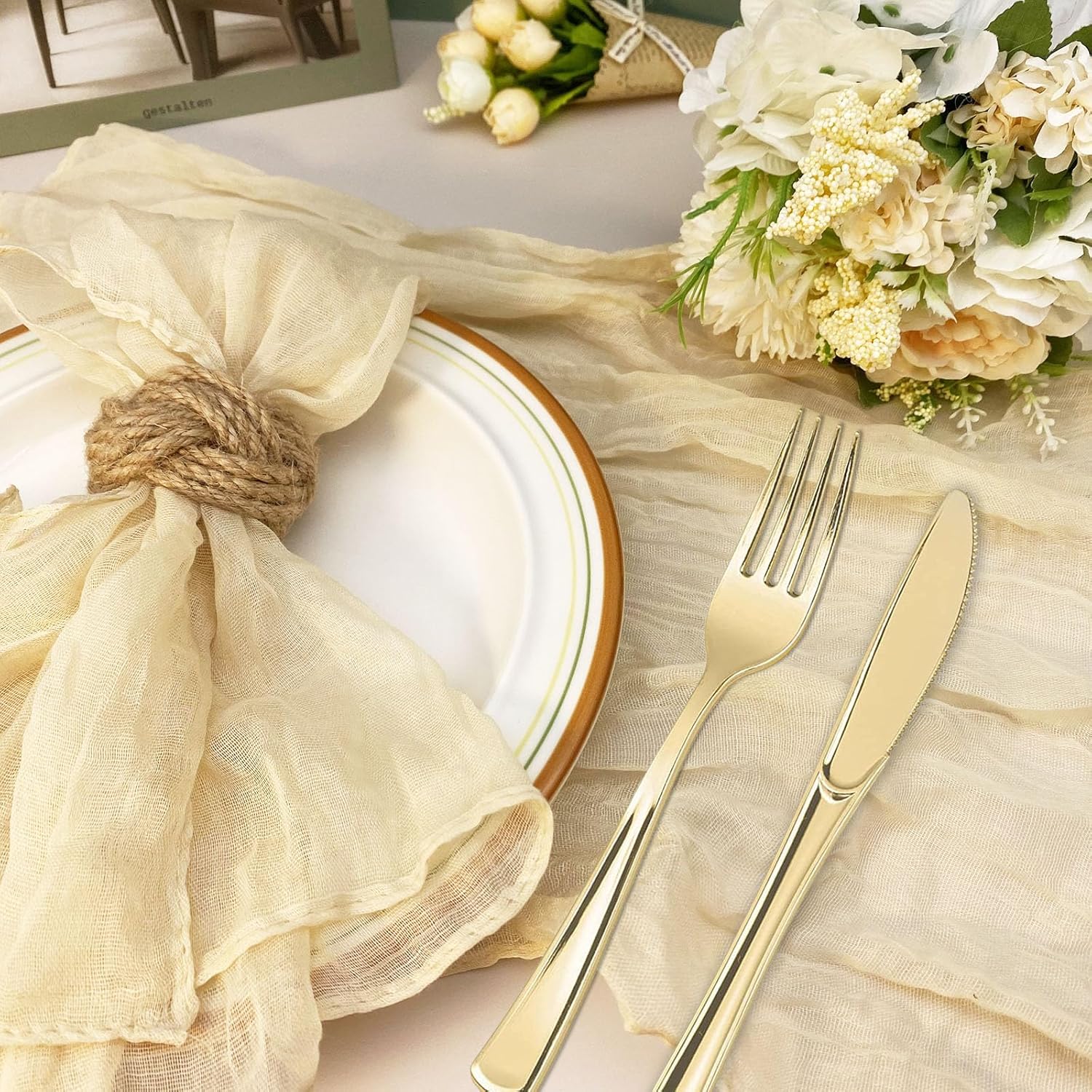Stylish Farmhouse Napkin Rings for Dinning Events