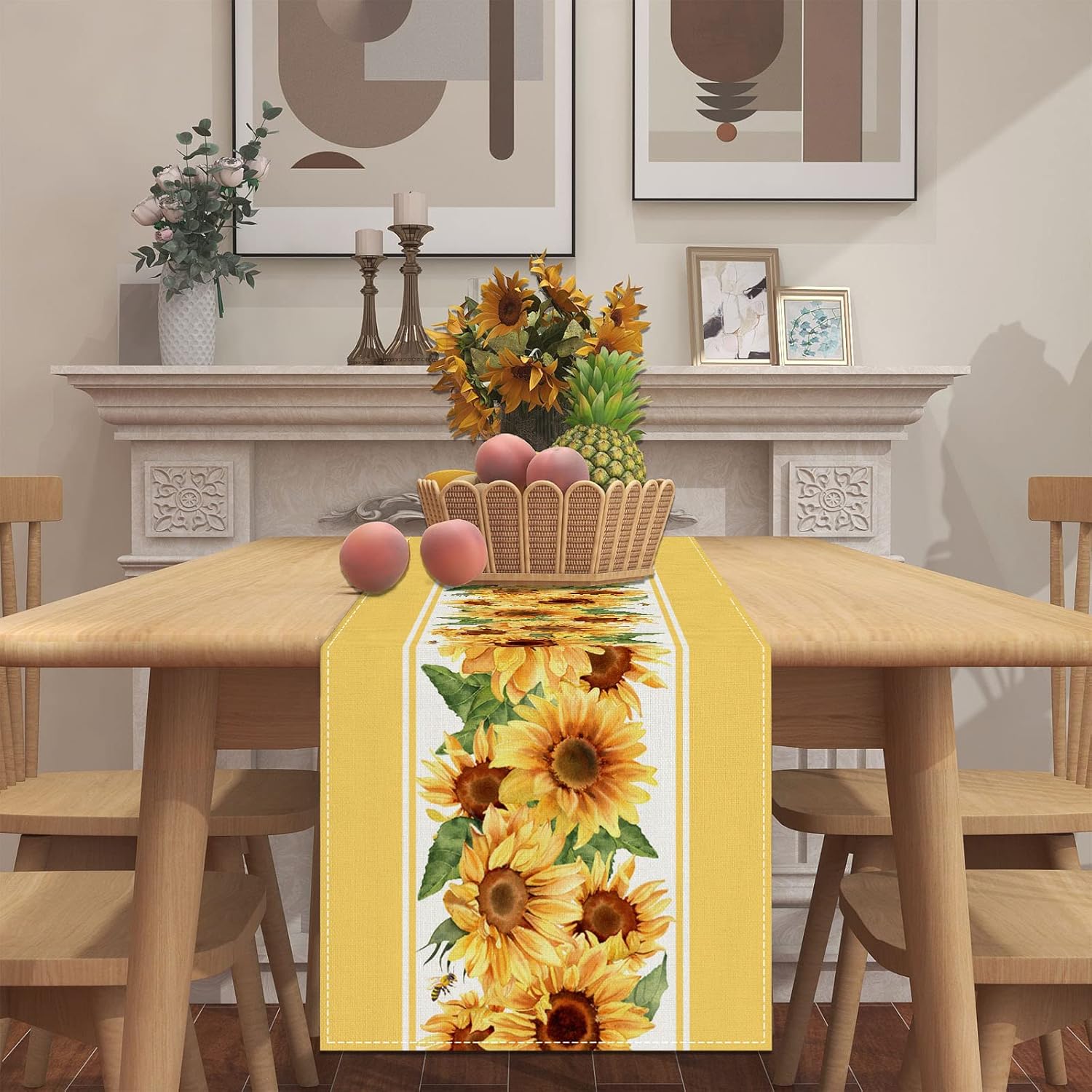 Sunflowers Tablecloth Soft and Durable