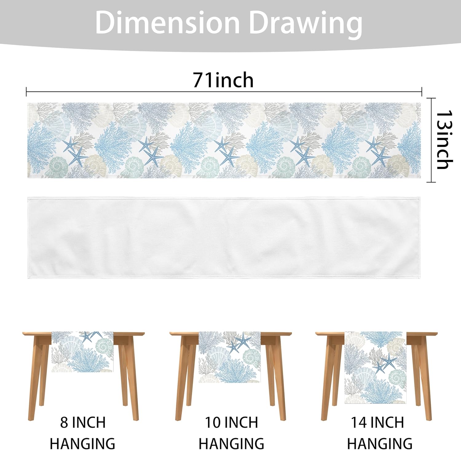 Elegant Linen Table Runner for Summer