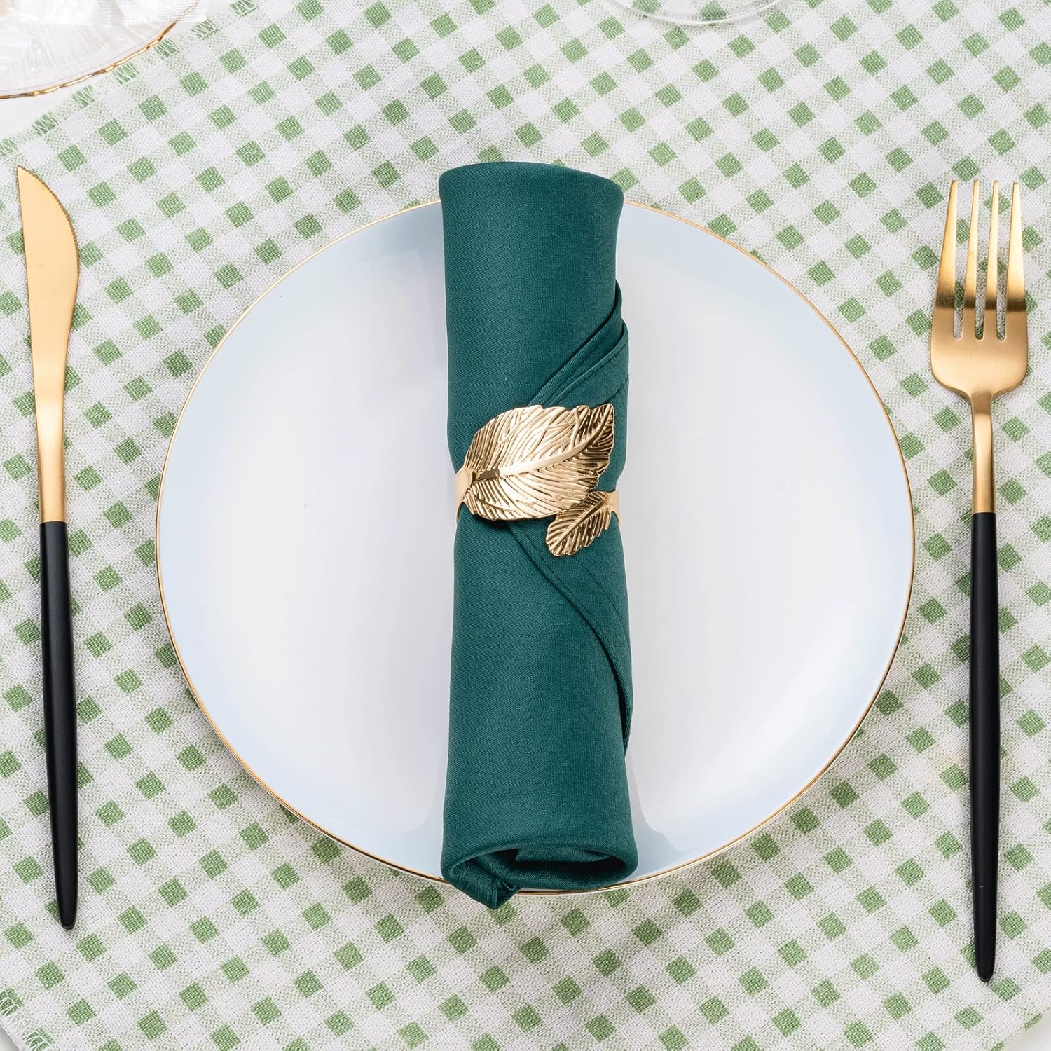 Stylish Metal Napkin Rings Set for All Occasions