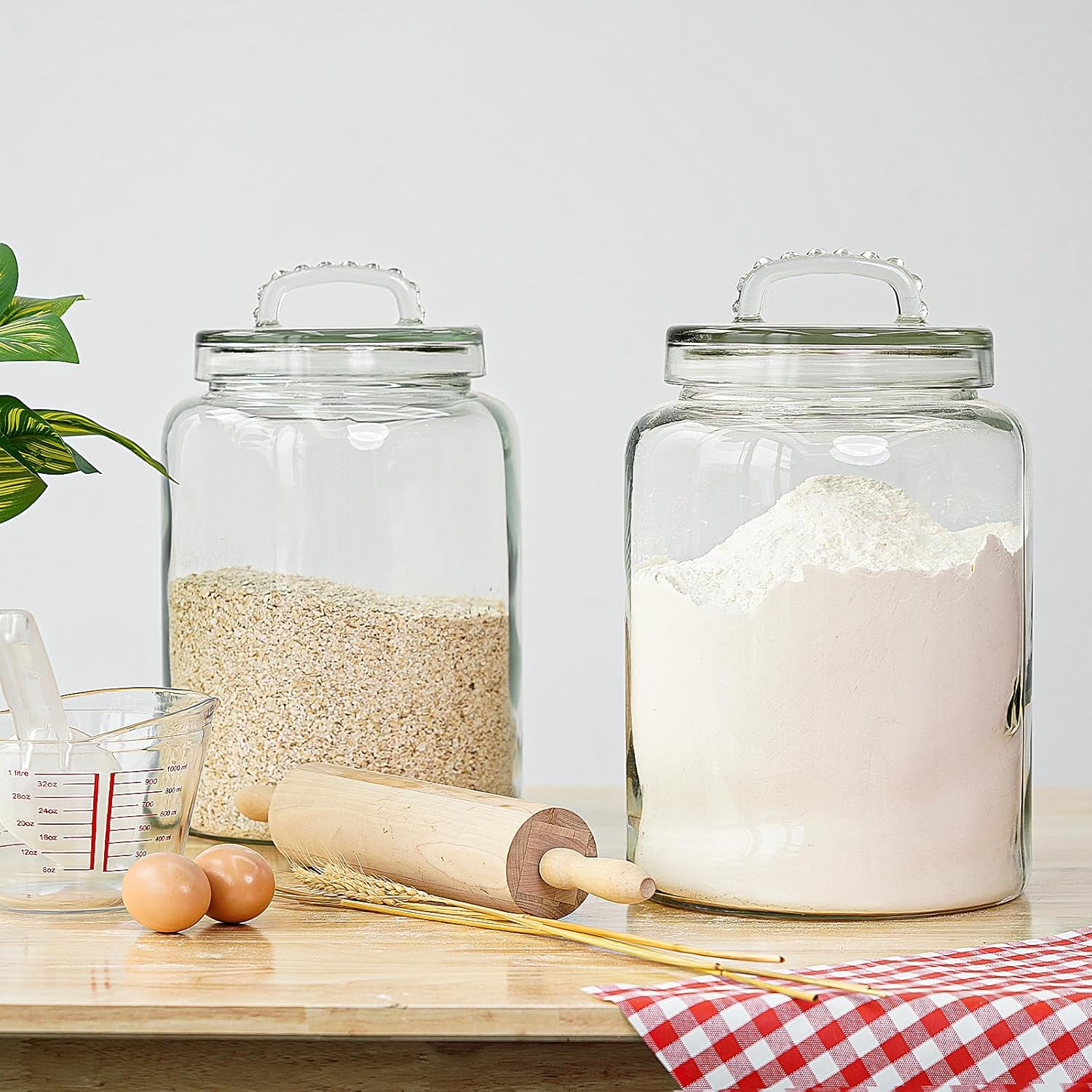 3-Gallon Glass Jar with Lid - Storage Solution