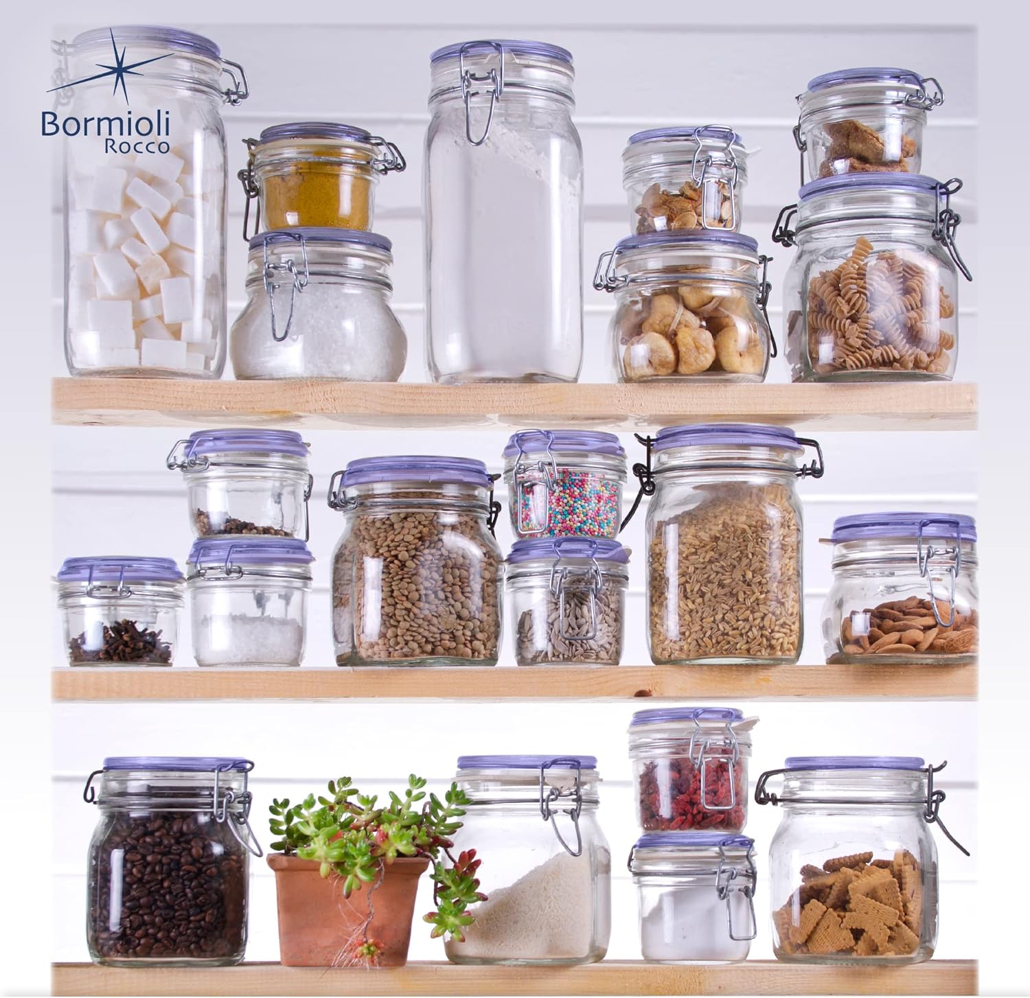 Versatile Italian Glass Jars for Cooking and Gifting