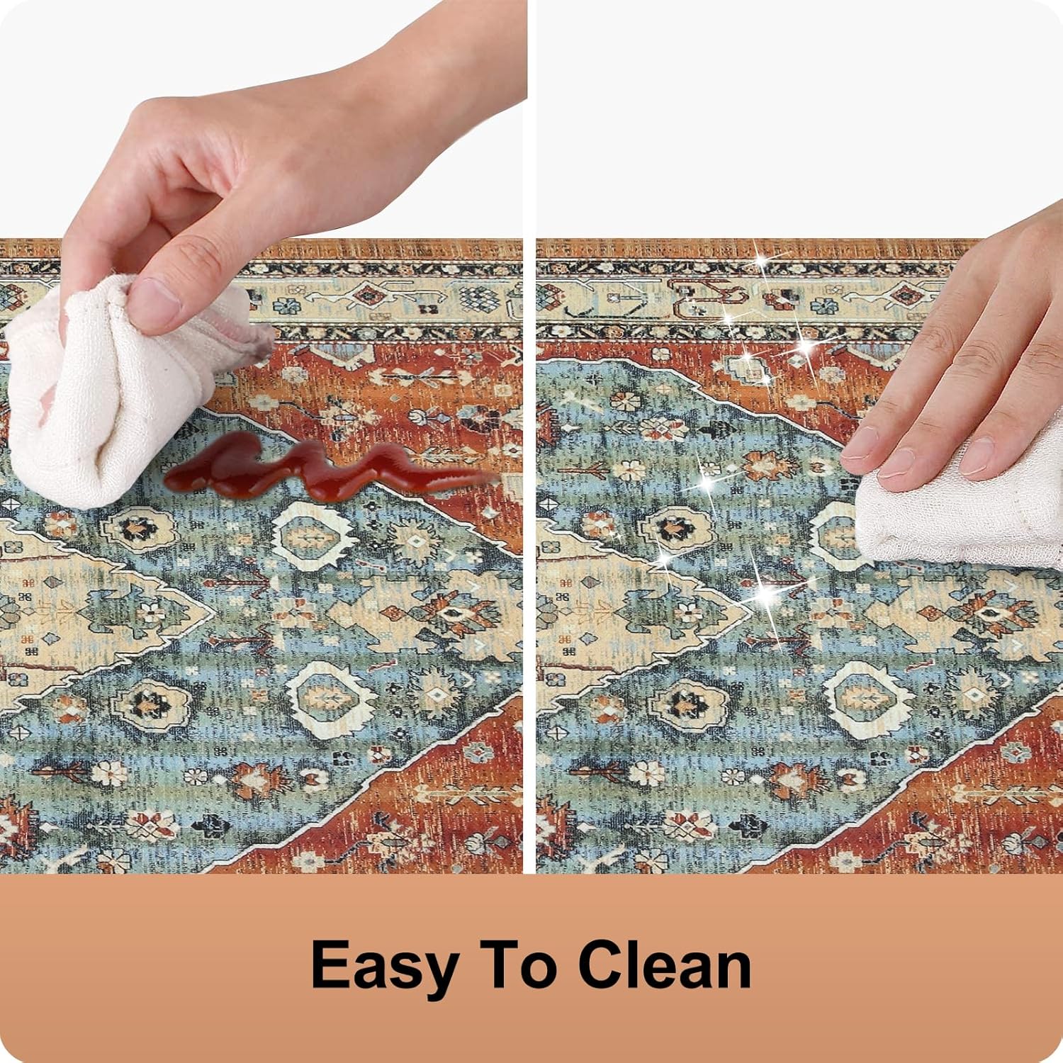 Collive 2-Piece Kitchen Mat Set