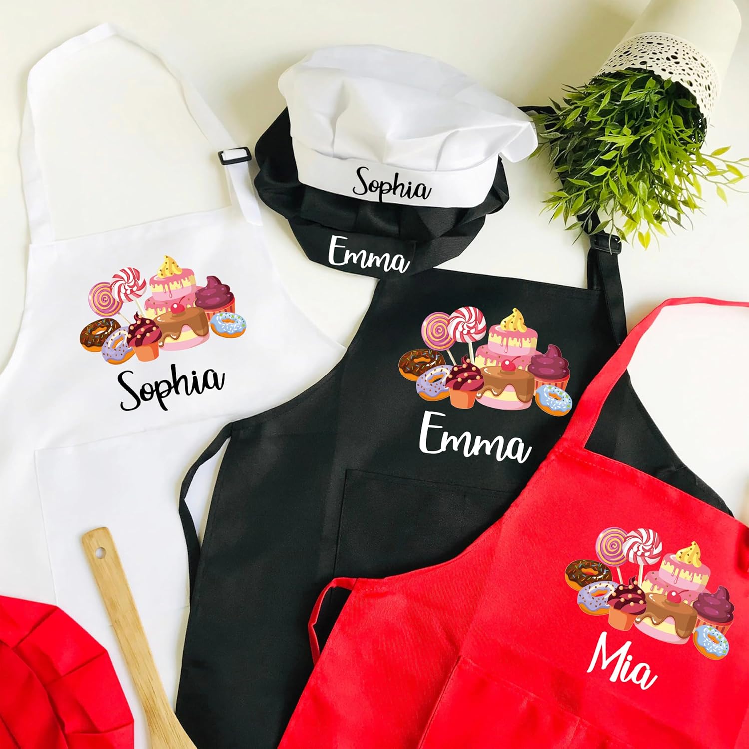 7th Hill Personalized Kids Apron DelightfulGPS