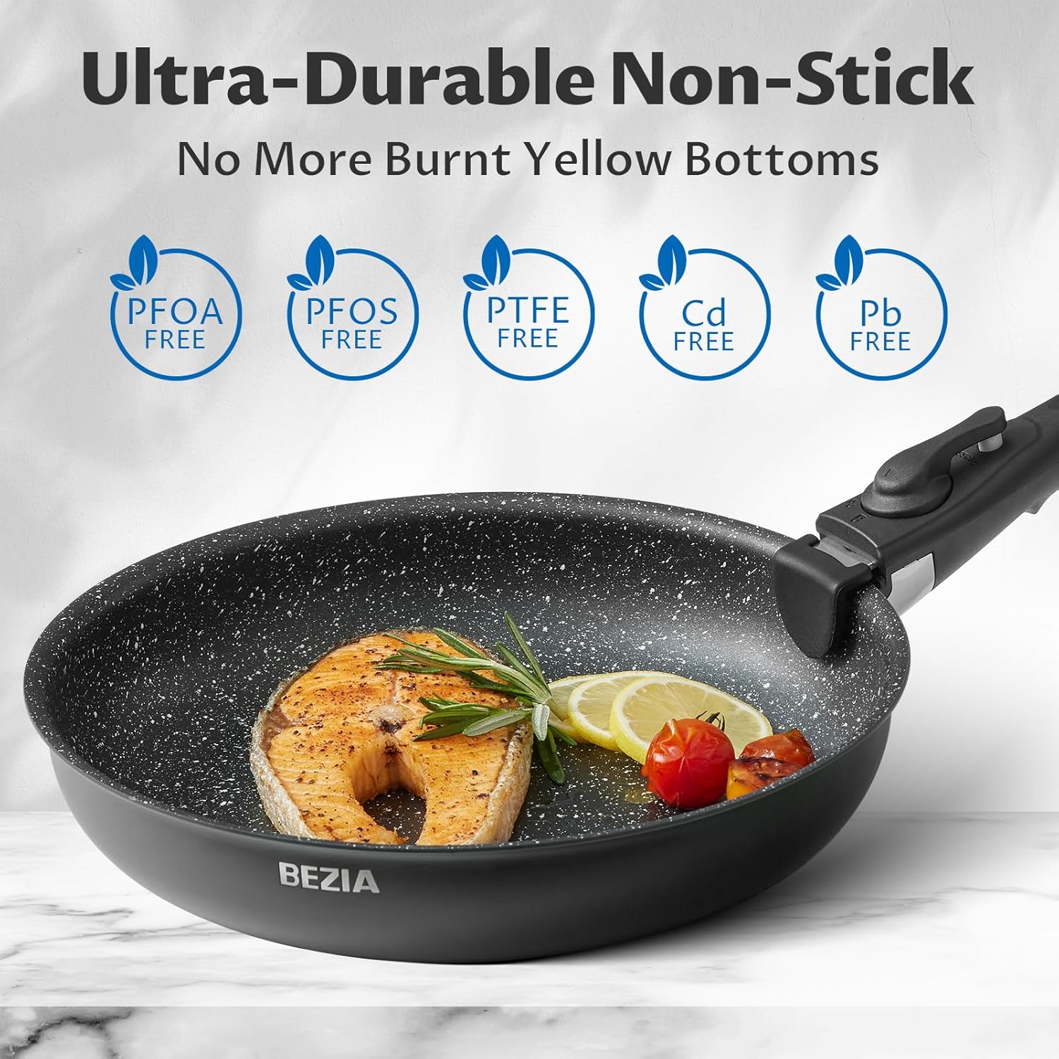 Sturdy Non-Stick Cookware Set for All Hobs