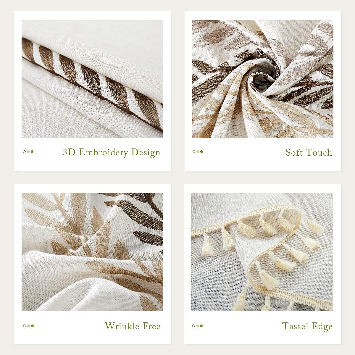 Luxury Embroidered Tablecloth for Dining Tables