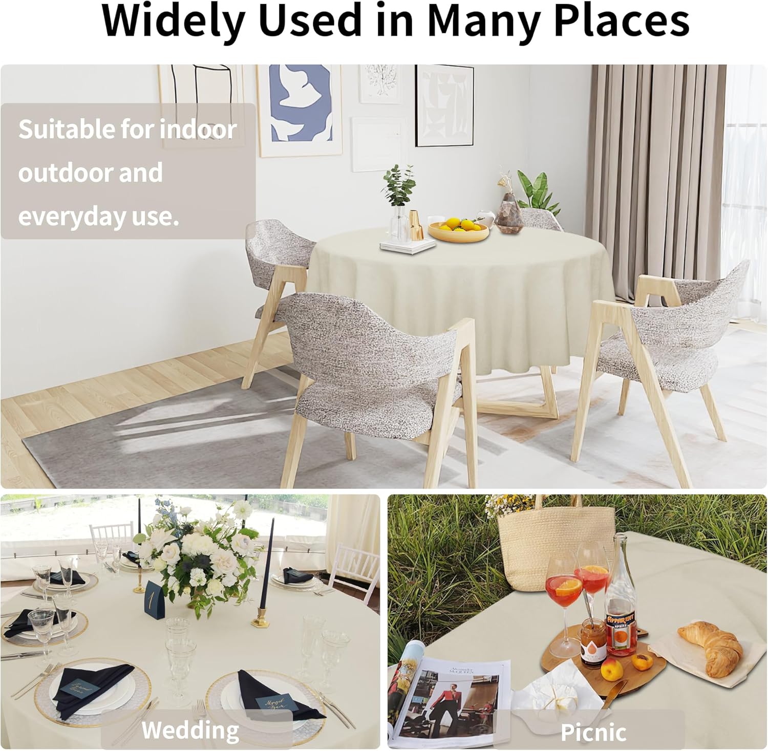 Easy-Going Waterproof Tablecloth
