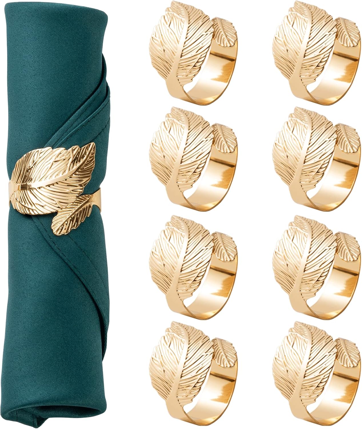 Stylish Metal Napkin Rings Set for All Occasions