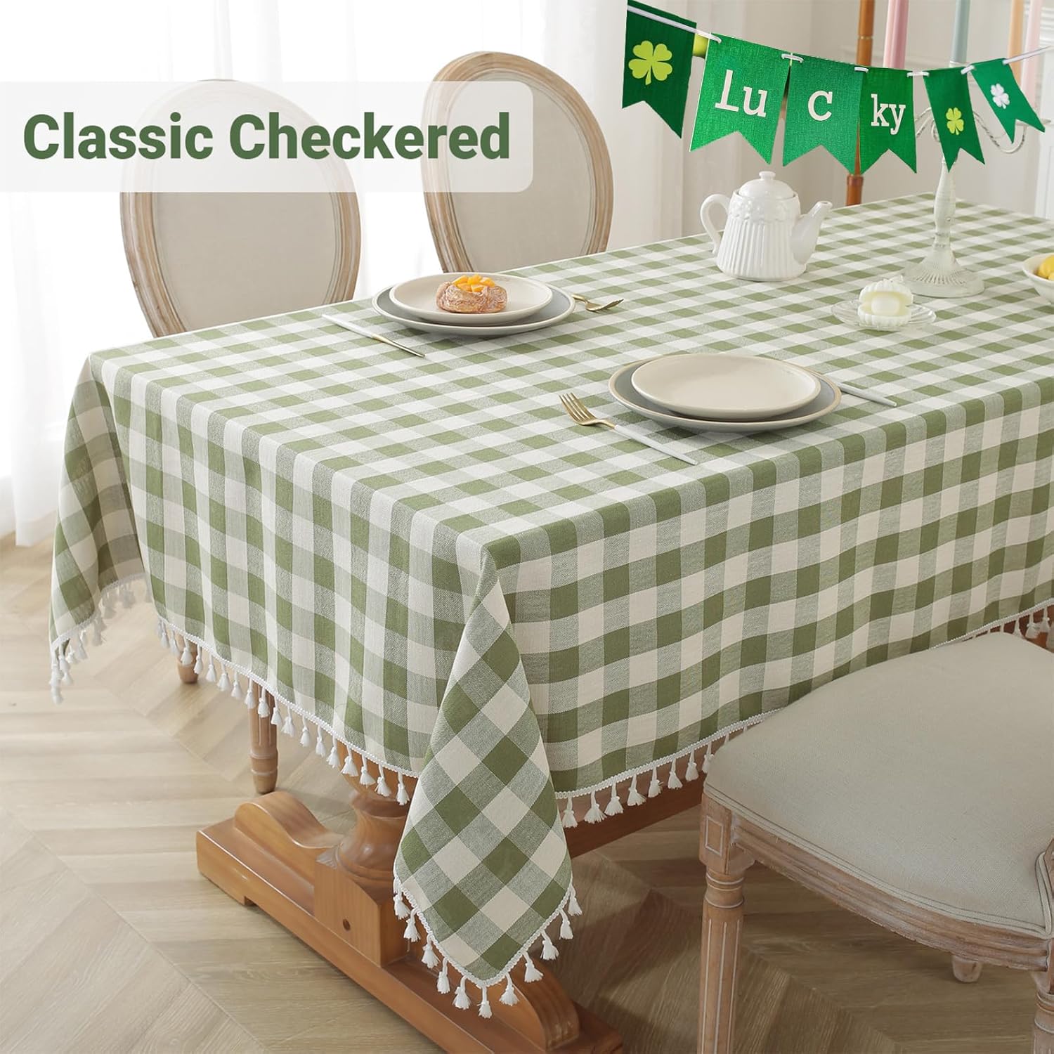 Exclusive Gingham Tablecloth