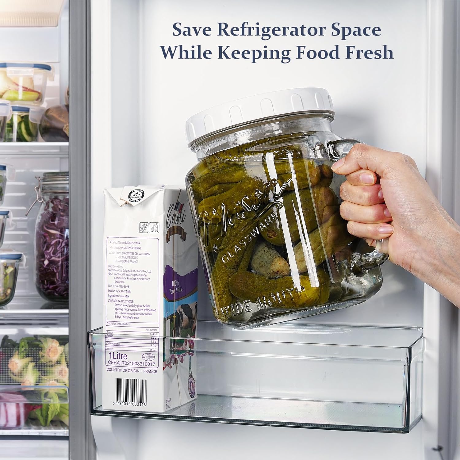 Sealed Glass Jar for Organization