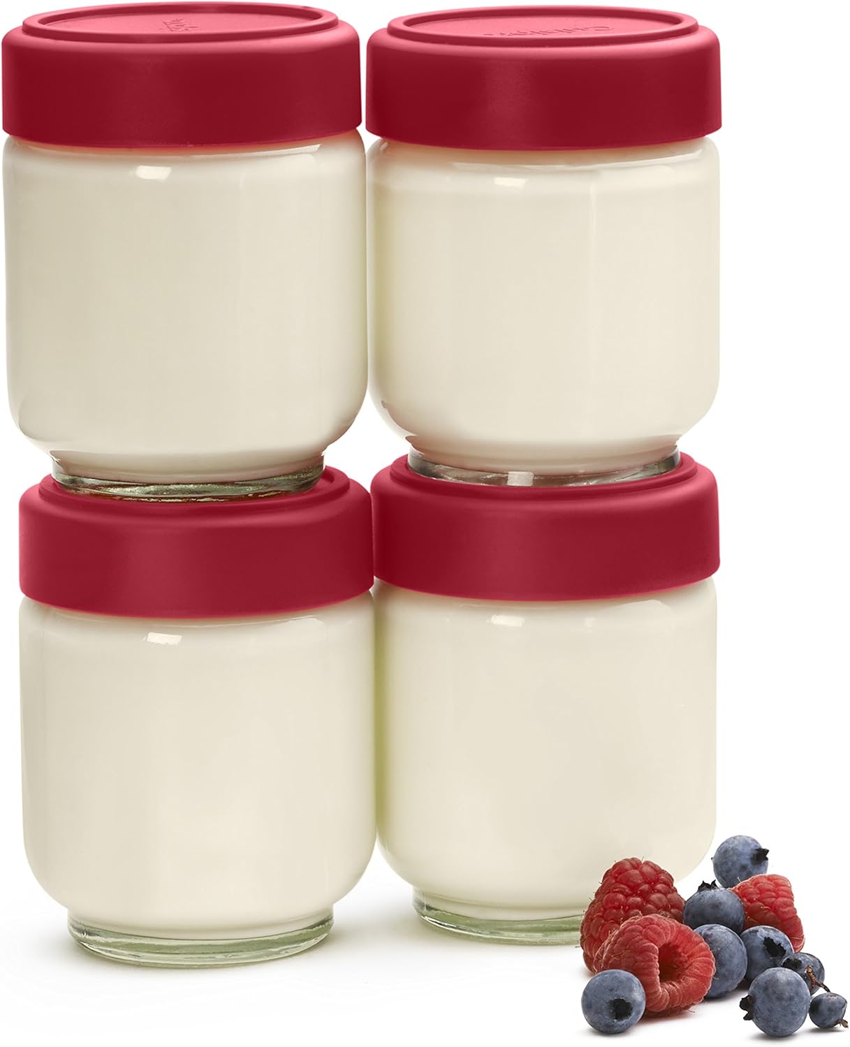 Cuisipro 6 Ounce Glass Jars Set of 4