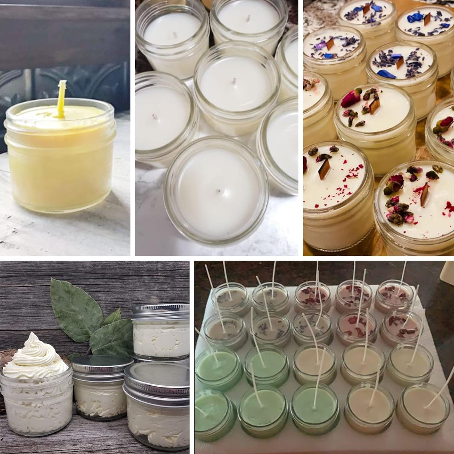Homerove 4 oz Mason Jars with lids 40-pack