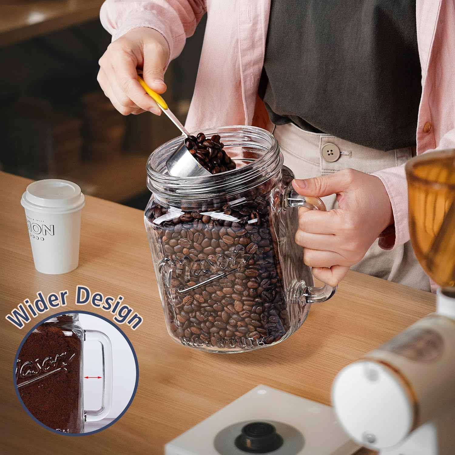 Sealed Glass Jar for Organization