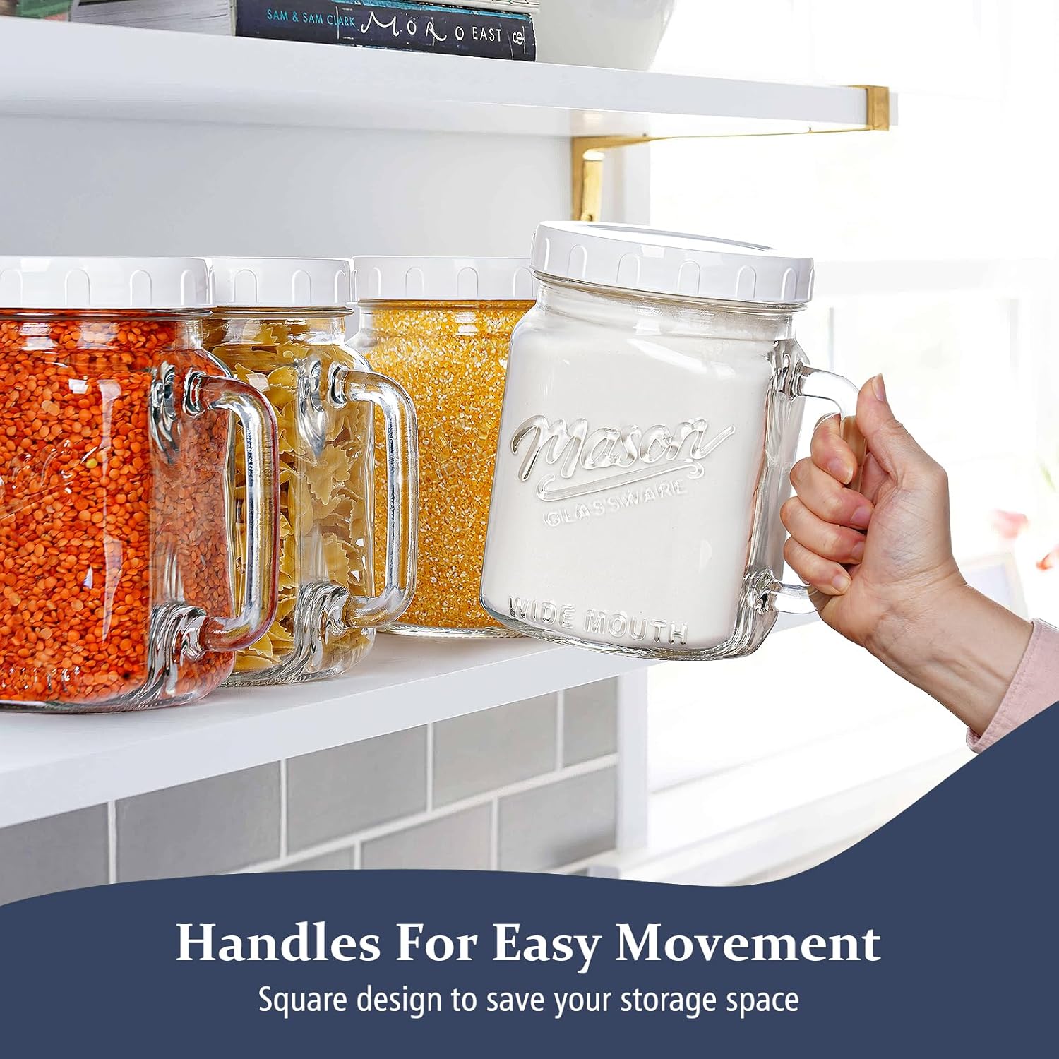 Sealed Glass Jar for Organization