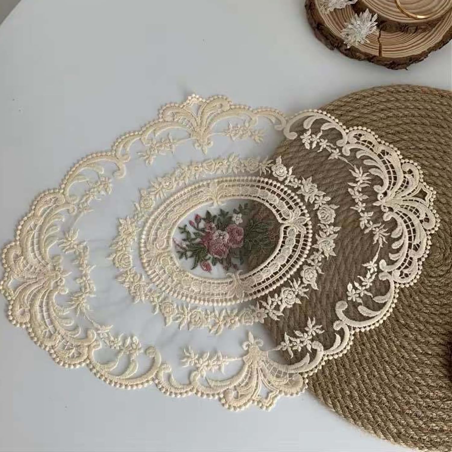 Retro Lace French Lace Decorative Placemat