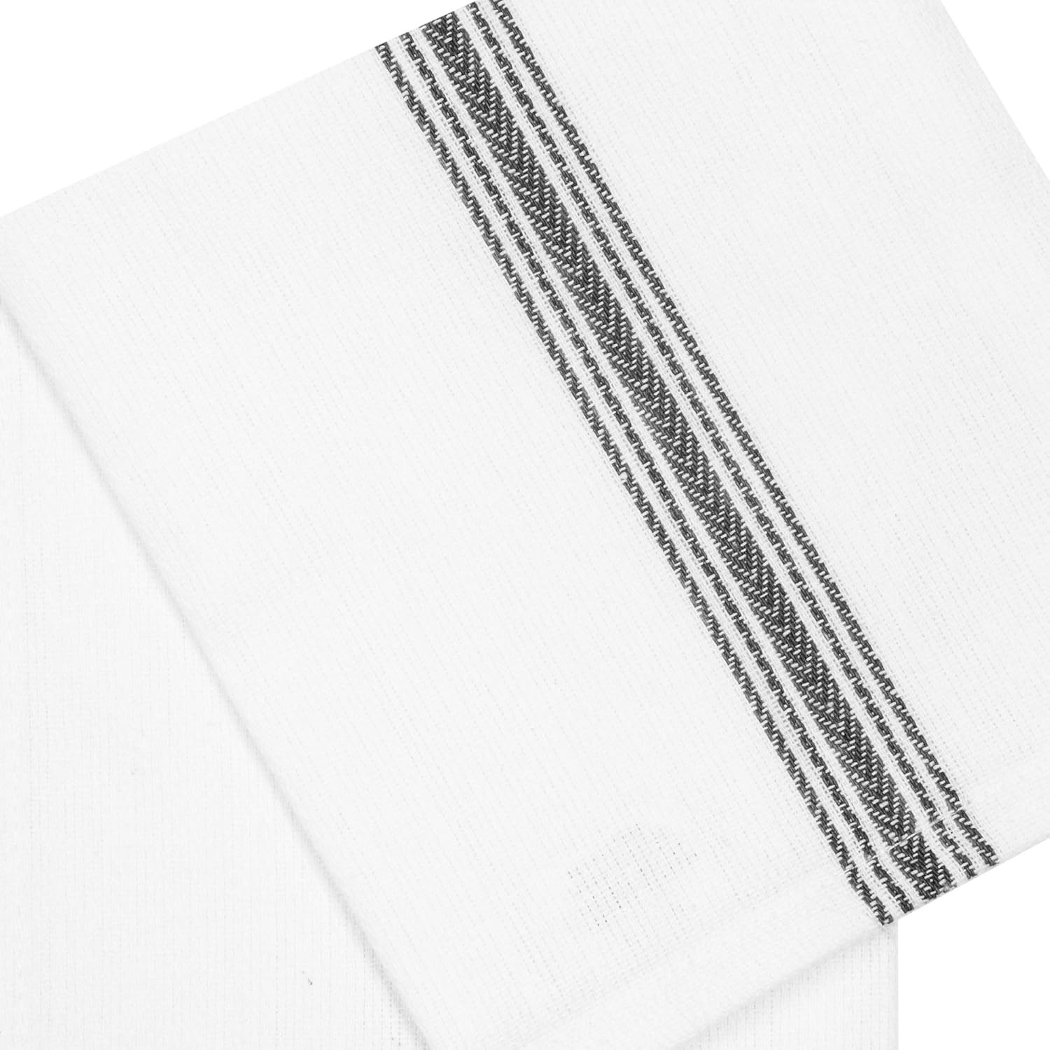 Cotton Craft Scandia Stripe 12-Pack Multi-Functional Kitchen Towels Eco-Friendly Reusable