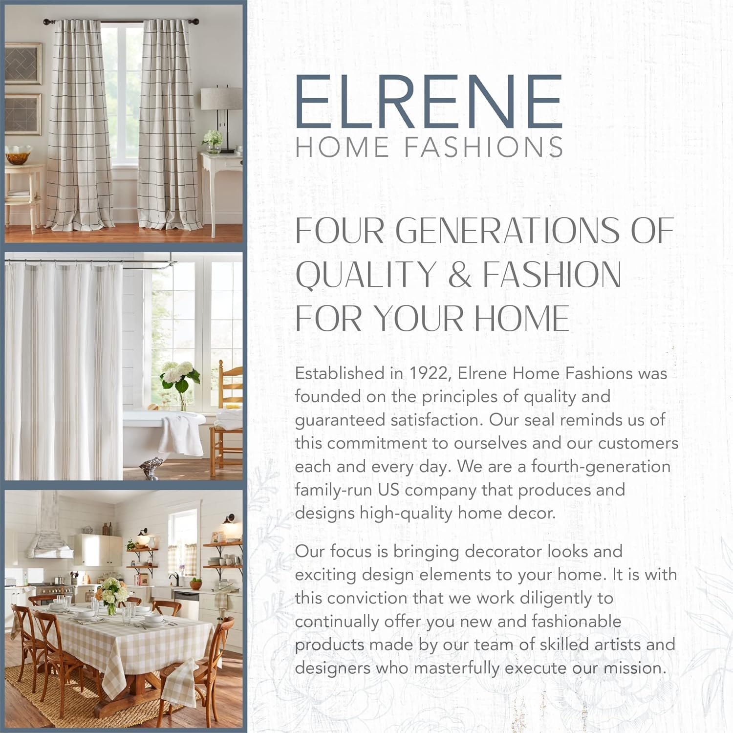 Elrene Home Fashions Capri Lemon Napkins