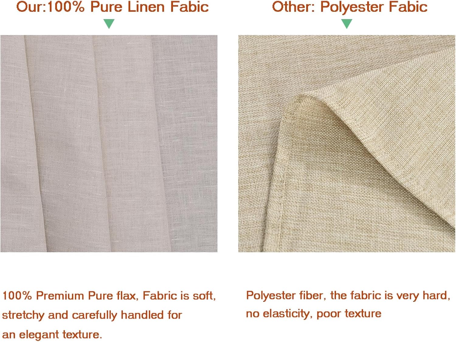 Pure Linen Tablecloth 60x102