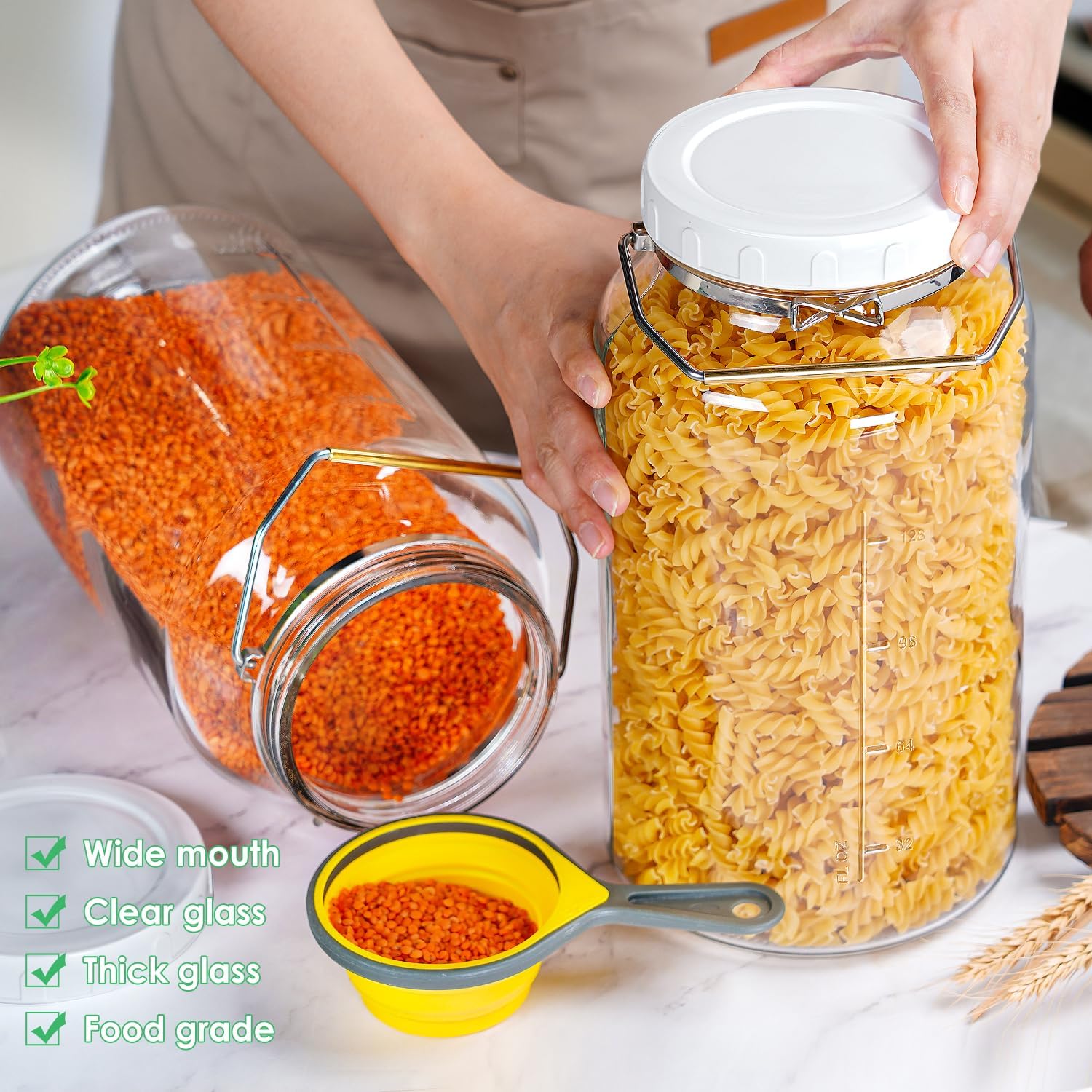 15 Gallon Glass Jar BPA Free